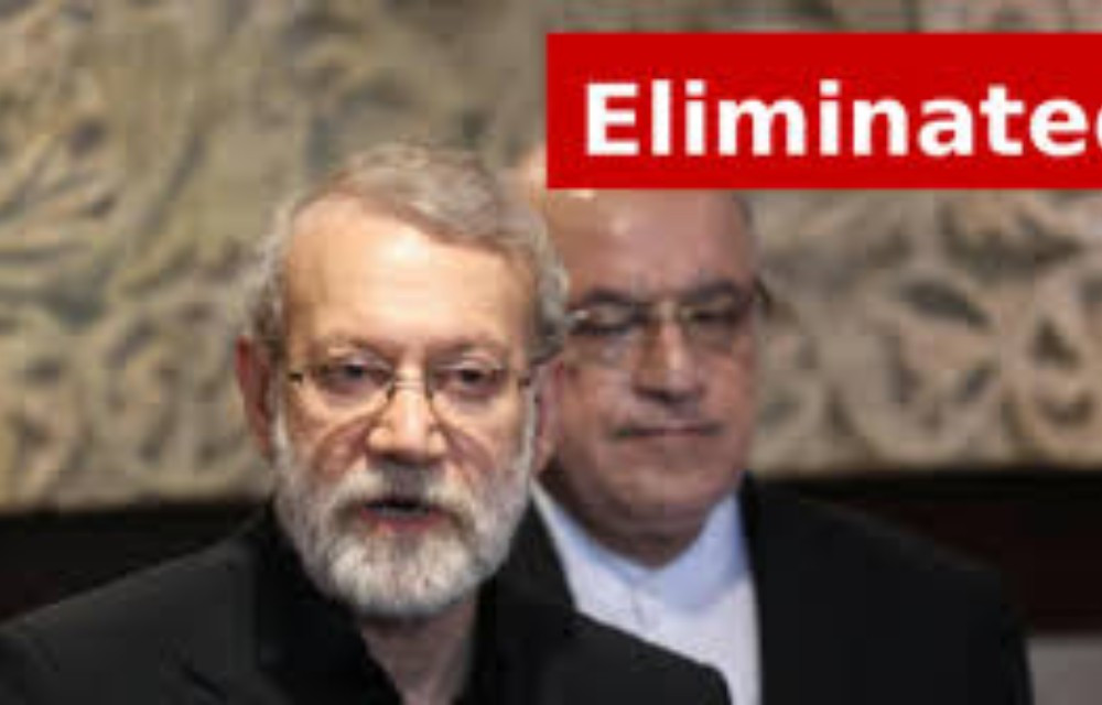 عه‌لی لاریجانی، کرایه‌ ئامانی هێرشه‌کان و کوژرا