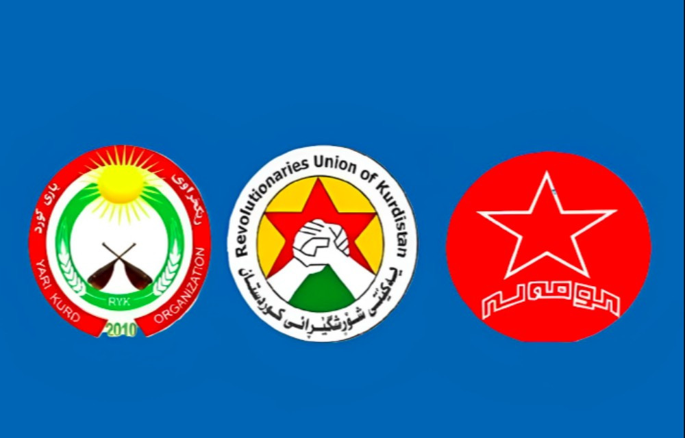  حزبی یەکێتی شۆڕشگێڕانی کوردستان و ڕێکخراوی یاری کورد، له‌گه‌ڵ کۆمەڵەی زەحمەتکێشانی کوردستان بوونه‌ یه‌ک!