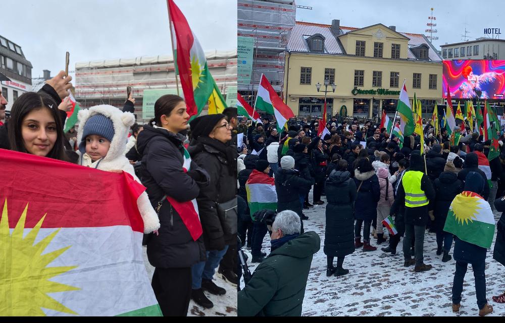 تظاهرات غير مسبوقة بالآلاف دعماً لكوردستان وتنديداً بالهجمات على روجآفاي كوردستان
