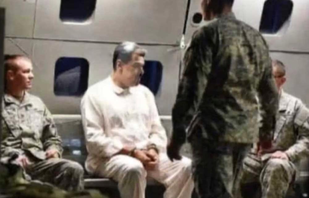 یەکەم وێنەی مادۆرۆ دوای دەستگیرکردنی لەلایەن هێزەکانی ئەمریکاوە