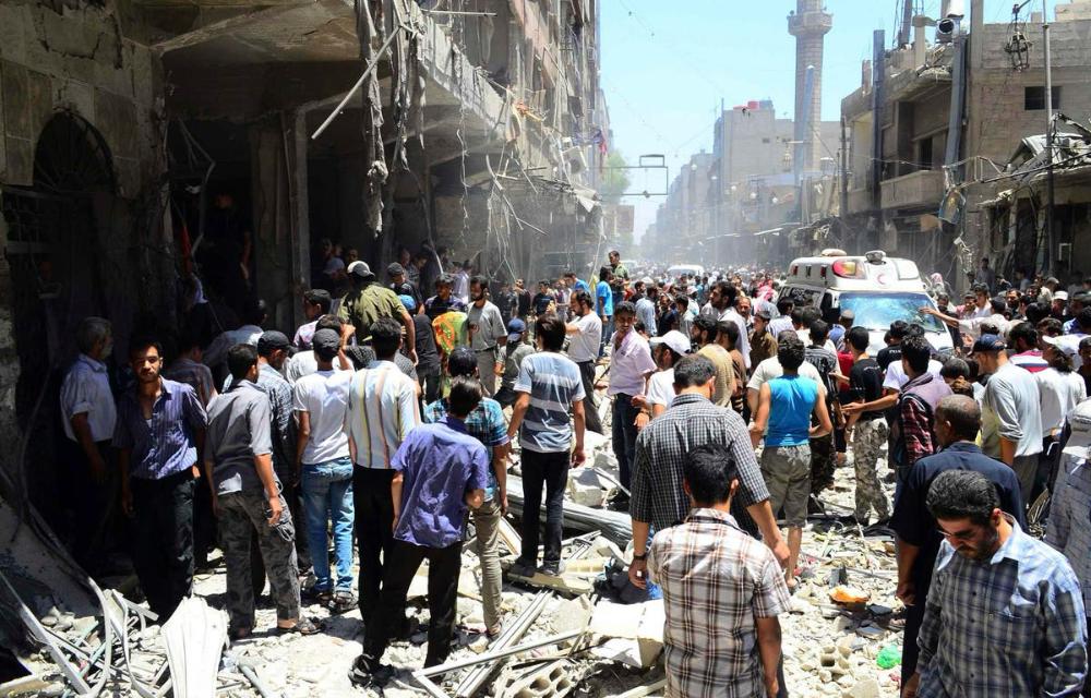لەباشوری سووریا 21 کەس کوژراون‌و  زیاتر لە80 کەسی دیکەش برینداربون
