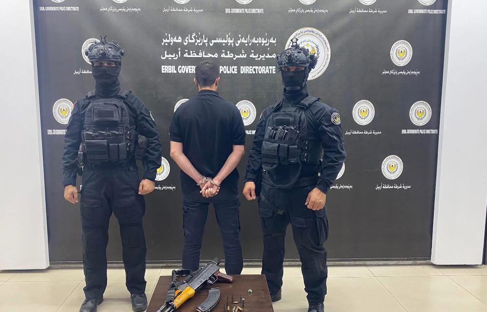 پۆلیسی هەولێر ئەو تەقەکەرەی کە سێ هاووڵاتی کوشت دەستگیرکرا