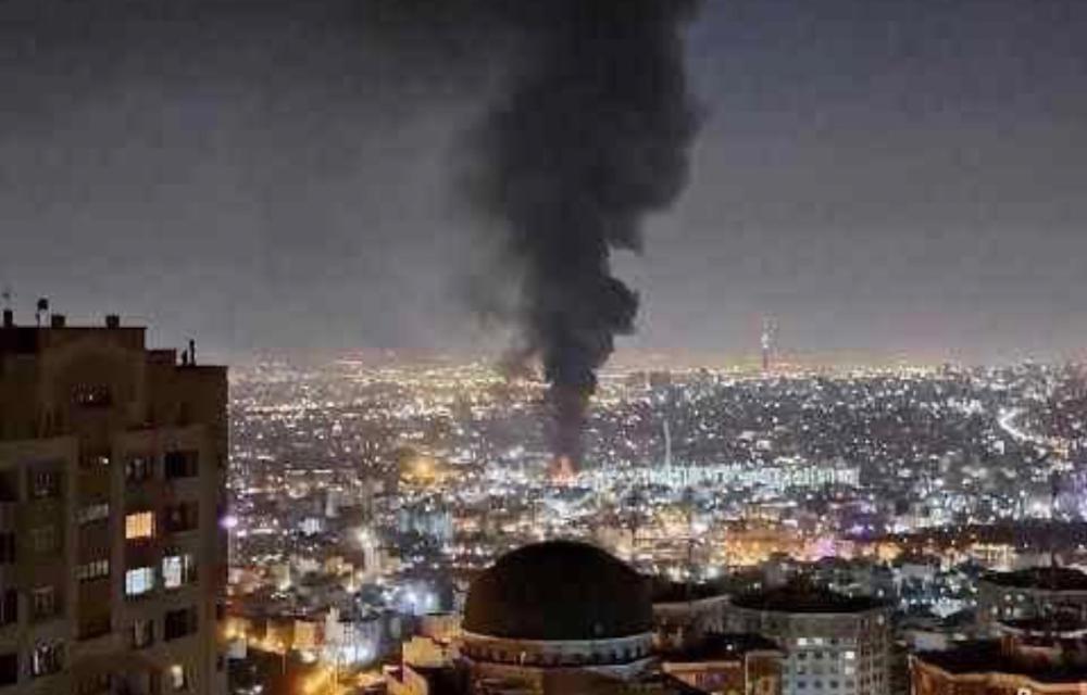 ئاگرێکی بەرفراوان لە تارانی پایتەختی ئێران کەوتەوە